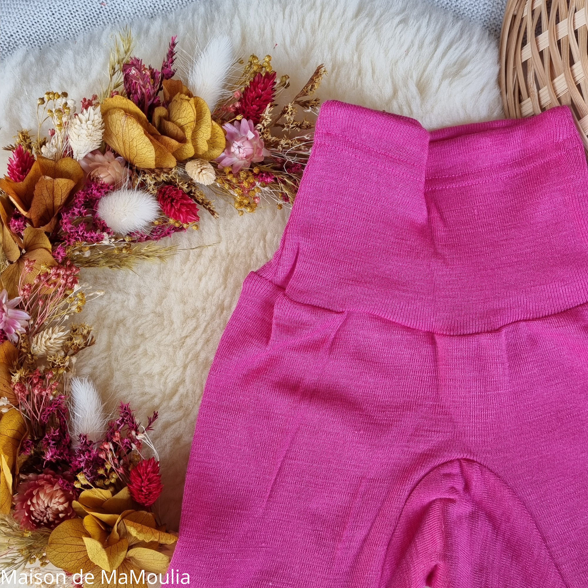 pantalon-calecon-ceinture-large-cosilana-laine-soie-bio-bebe-enfant-maison- de-mamoulia- rose