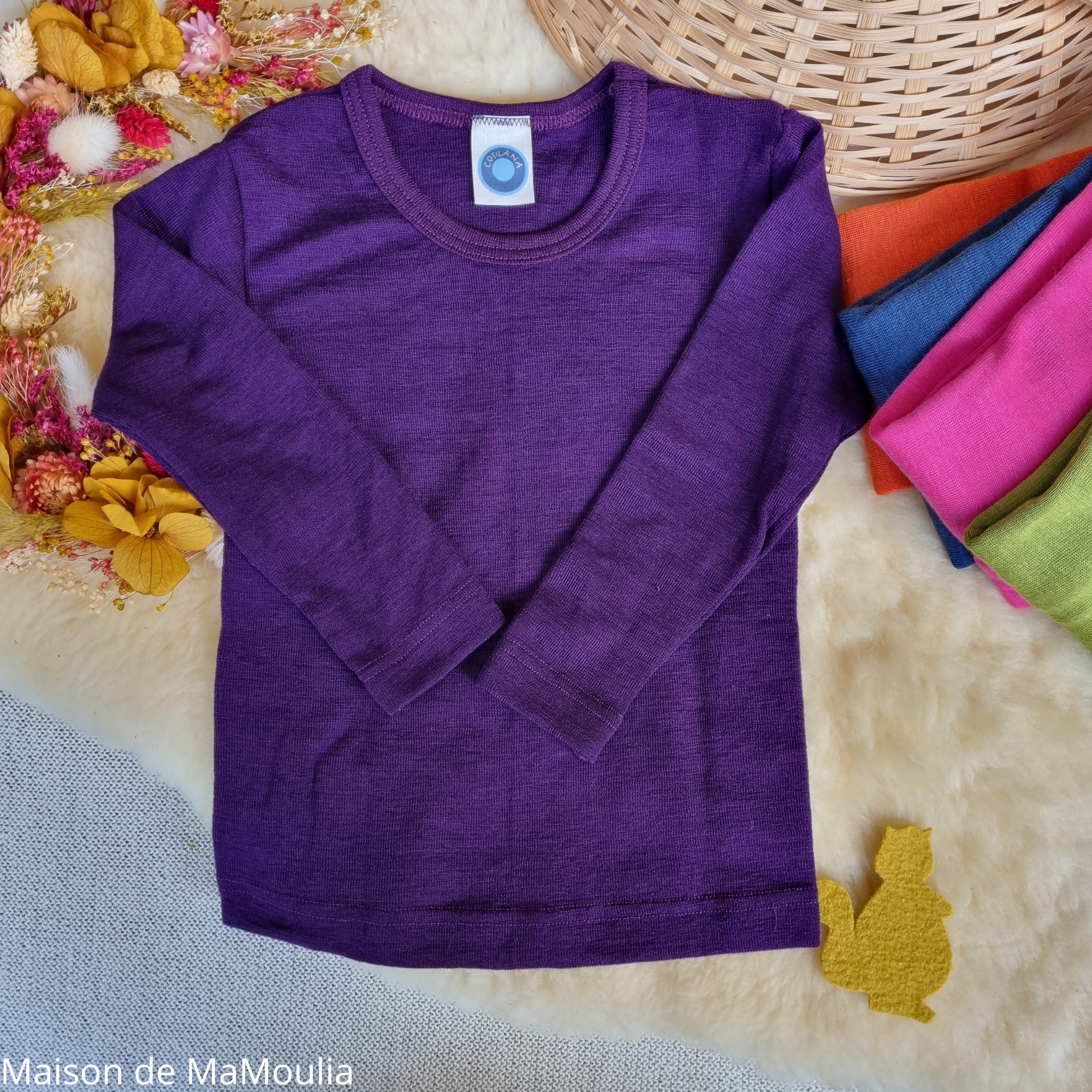 t-shirt-cosilana-laine-soie-bio-enfant-maison-de-mamoulia-manches- longues- violet