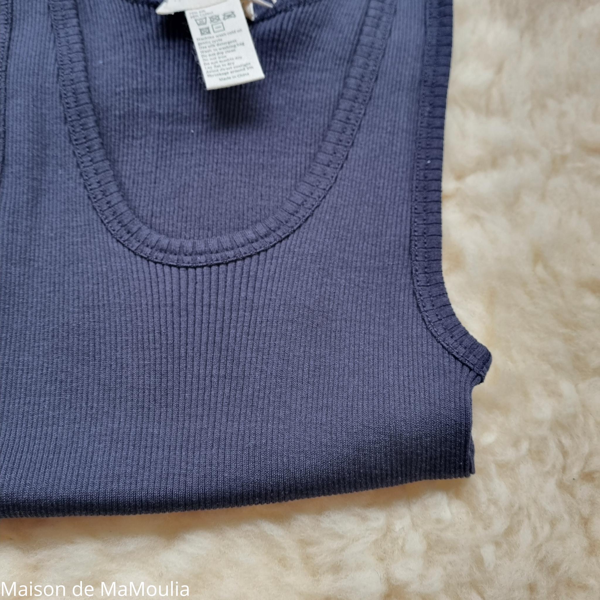 minimalisma-Gudrun - tshirt-debardeur-soie-coton-femme-maison-de- mamoulia - dark- bleu