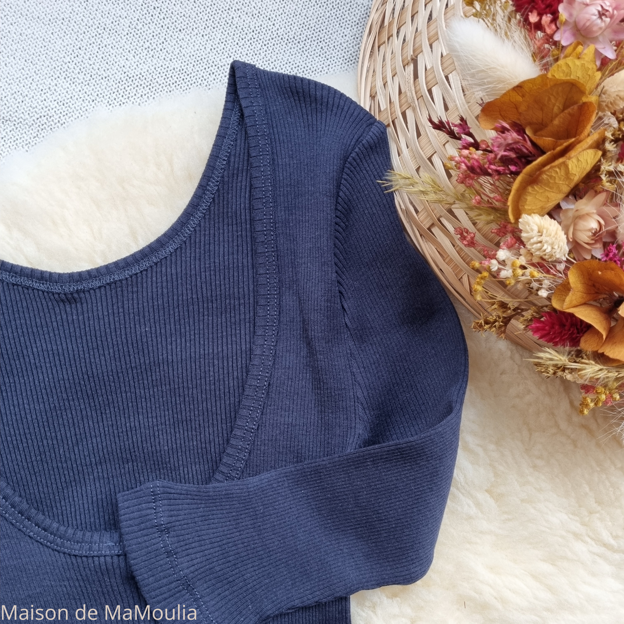 minimalisma-gym- tshirt-top-manches-courtes-34-soie-coton-femme-maison-de-mamoulia- bleu-fonce
