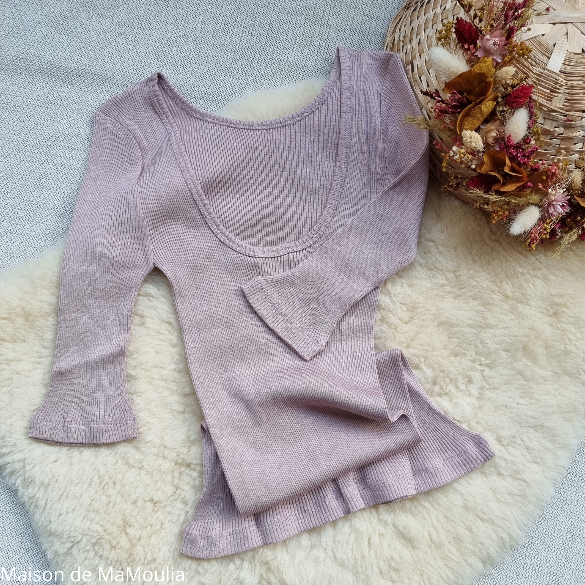 minimalisma-gym- tshirt-top-manches-courtes-34-soie-coton-femme-maison-de-mamoulia-dusty-rose