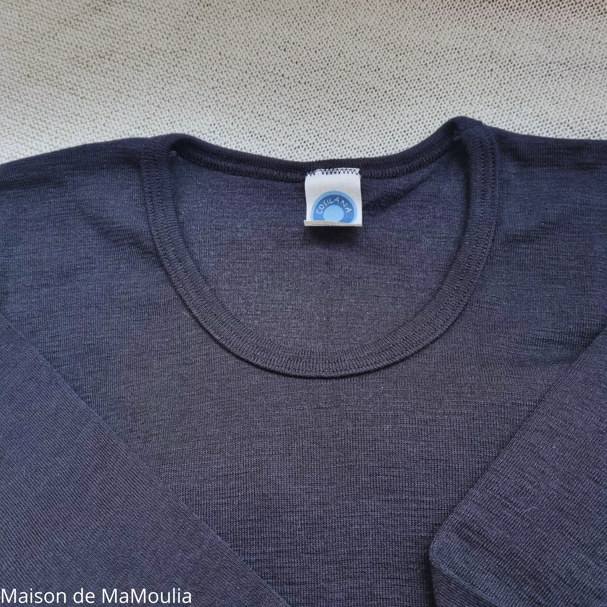 t-shirt-manches-longues-pyjama-cosilana-laine-soie-bio-femme-homme-adulte-maison-de-mamoulia - noir