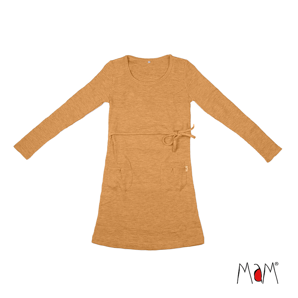 mam-motherhood-tunic-robe-laine-merinos-maison-de-mamoulia-honey
