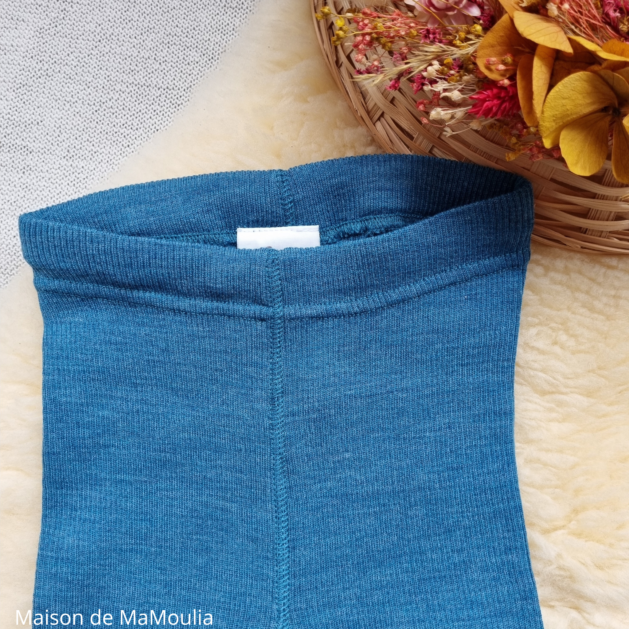 manymonths-pantalon-legging-genouilleres-laine-merinos-enfant-maison-de-mamoulia-sea-grotto- bleu- turquoise