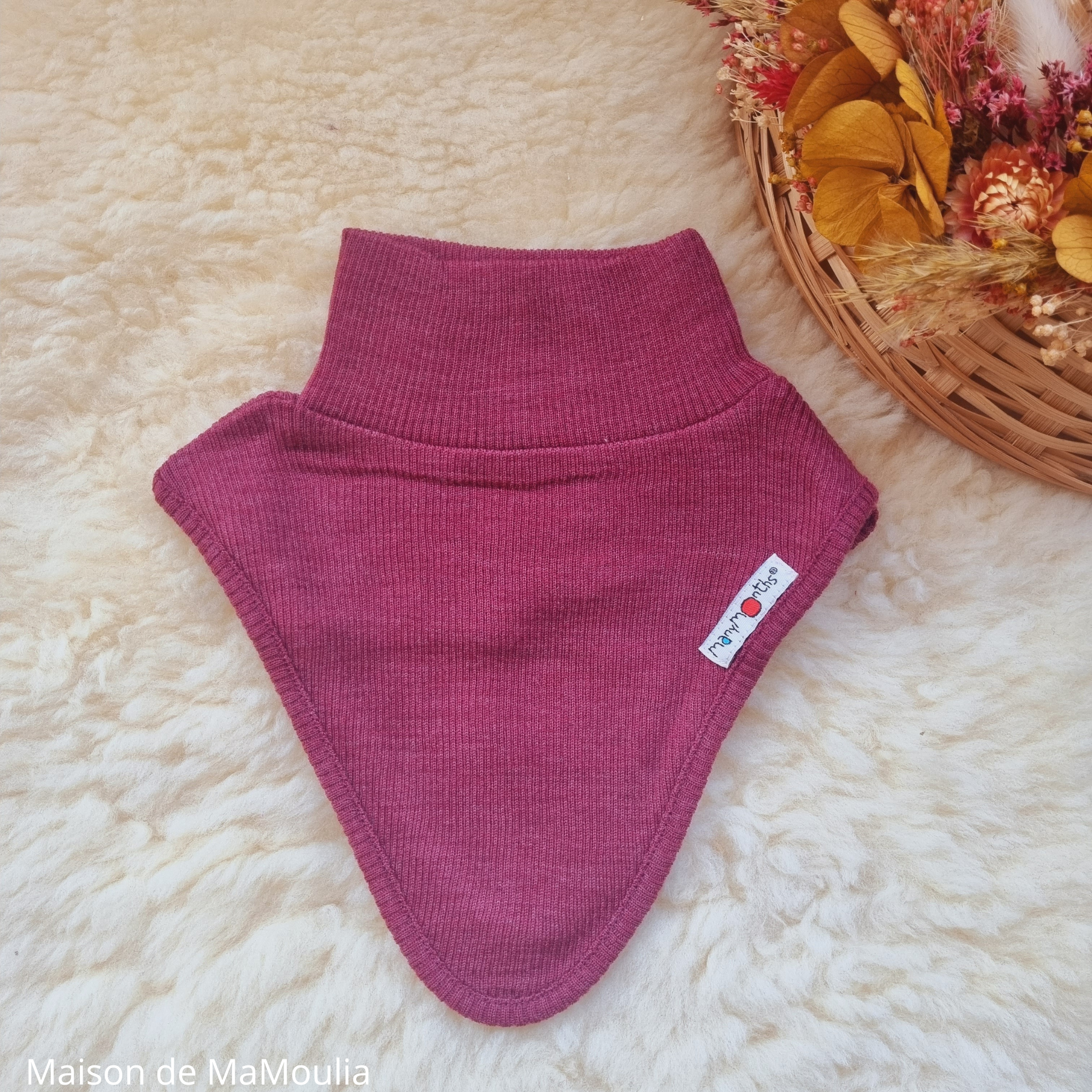manymonths-col-dickie-evolutif-laine-merinos-bebe-enfant-maison-de-mamoulia-dark-cerise- rose-fonce