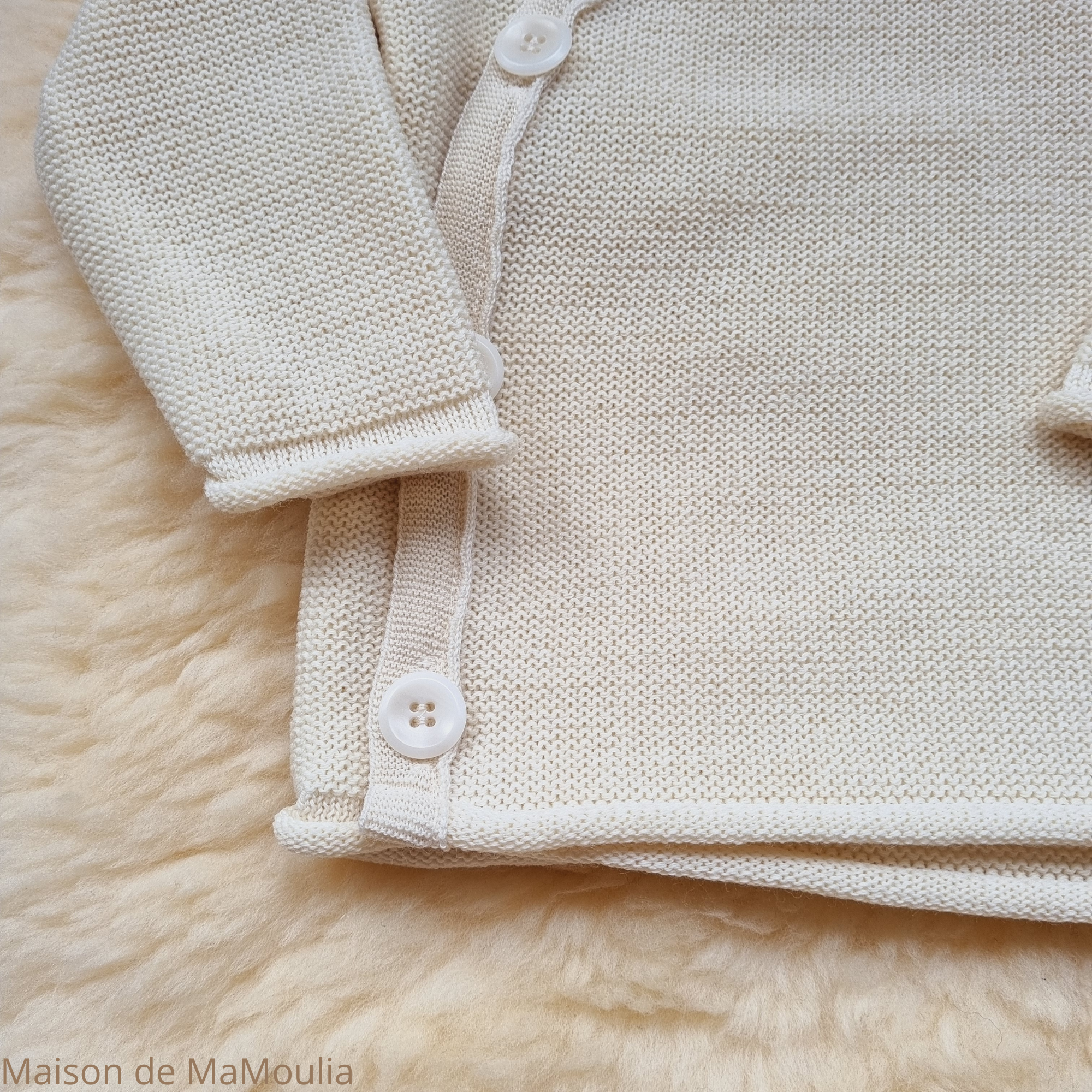 disana-melange-jacket-gilet-pure-laine-merinos-tricotée-bebe-enfant-maison-de- mamoulia- ecru-blanc