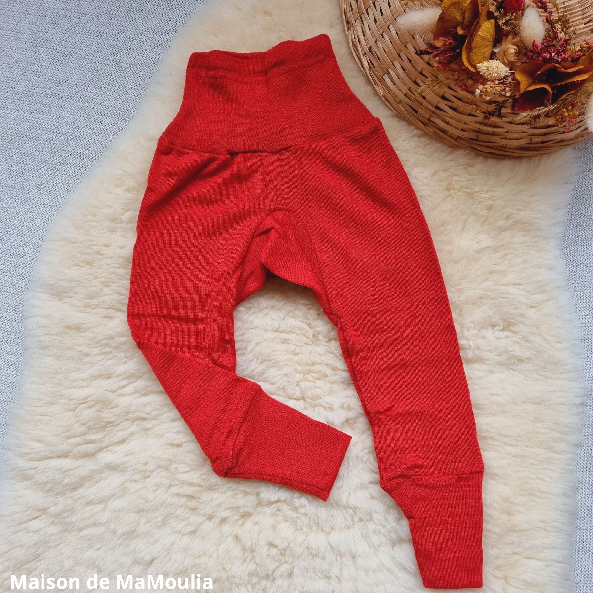 MINIMALISMA - Legging bébé - Soie/cachemire - Taupe