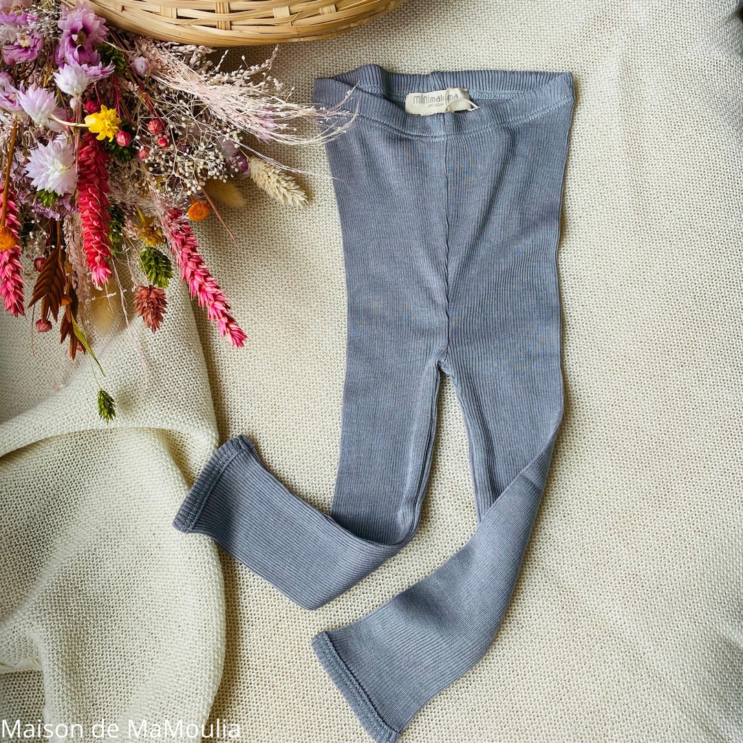 MINIMALISMA - Legging bébé - Soie/cachemire - Taupe