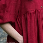 robe-midi-femme-manches-ballon-100-lin-lave-français-offon-maison-de-mamoulia-rouge-bourgogne--