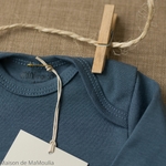 Nebel-minimalisma-Steel Blue-body-bebe-coton-bio-maison-de-mamoulia-bleu-ciel-