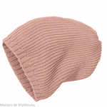 bonnet-beanie-enfant-adulte-disana-laine-merinos-tricote-maison-de-mamoulia-rose