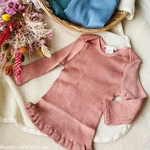 belfast-tshirt-bebe-enfant-soie-coton-minimalisma- maison-de-mamoulia-dahlia-rose