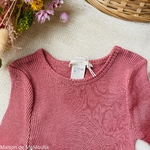 bergen-tshirt-enfant-soie-coton-minimalisma- maison-de-mamoulia-antique-red- rose