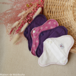 serviettes-hygieniques-lavables-mamidea-babyidea-maison-de-mamoulia-mini-rose-violet-japanaise-star- lot-ecologique