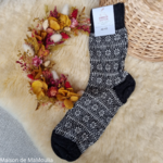156-chaussettes-pure-laine-bio-ecologique-hirsch-natur-maison-de-mamoulia-norvegienne- adulte- noir-ecru-fine