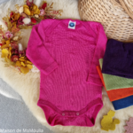 body-cosilana-laine-soie-bio-bebe-enfant-manches-longues-maison- de-mamoulia- rose