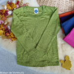 t-shirt-cosilana-laine-soie-bio-enfant-maison-de-mamoulia-manches-longues- vert