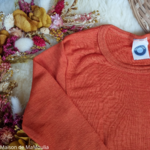 t-shirt-cosilana-laine-soie-bio-enfant-maison-de-mamoulia-manches- longues- orange