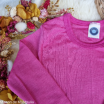t-shirt-cosilana-laine-soie-bio-enfant-maison-de-mamoulia-manches-longues- rose
