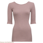 minimalisma-gym- tshirt-top-manches-courtes-34-soie-coton-femme-maison-de-mamoulia - dusty-rose