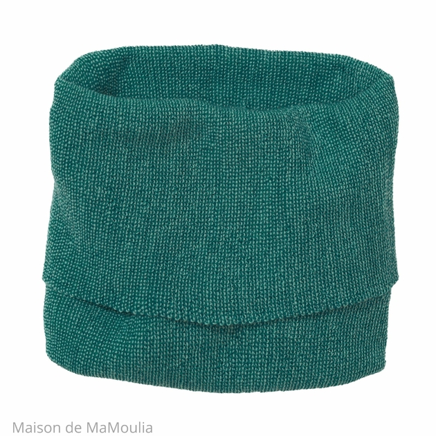 Snood laine douce enfant bleu Canard