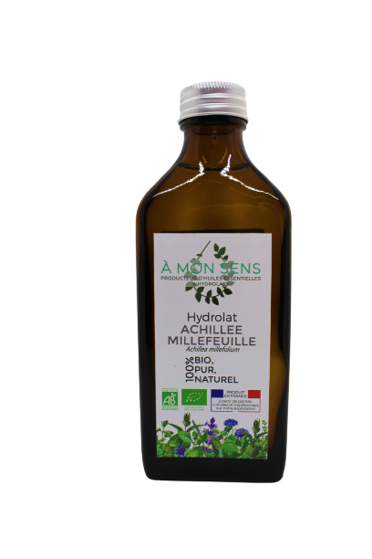 Hydrolat d\'achillée millefeuille française, bio, pur et naturel