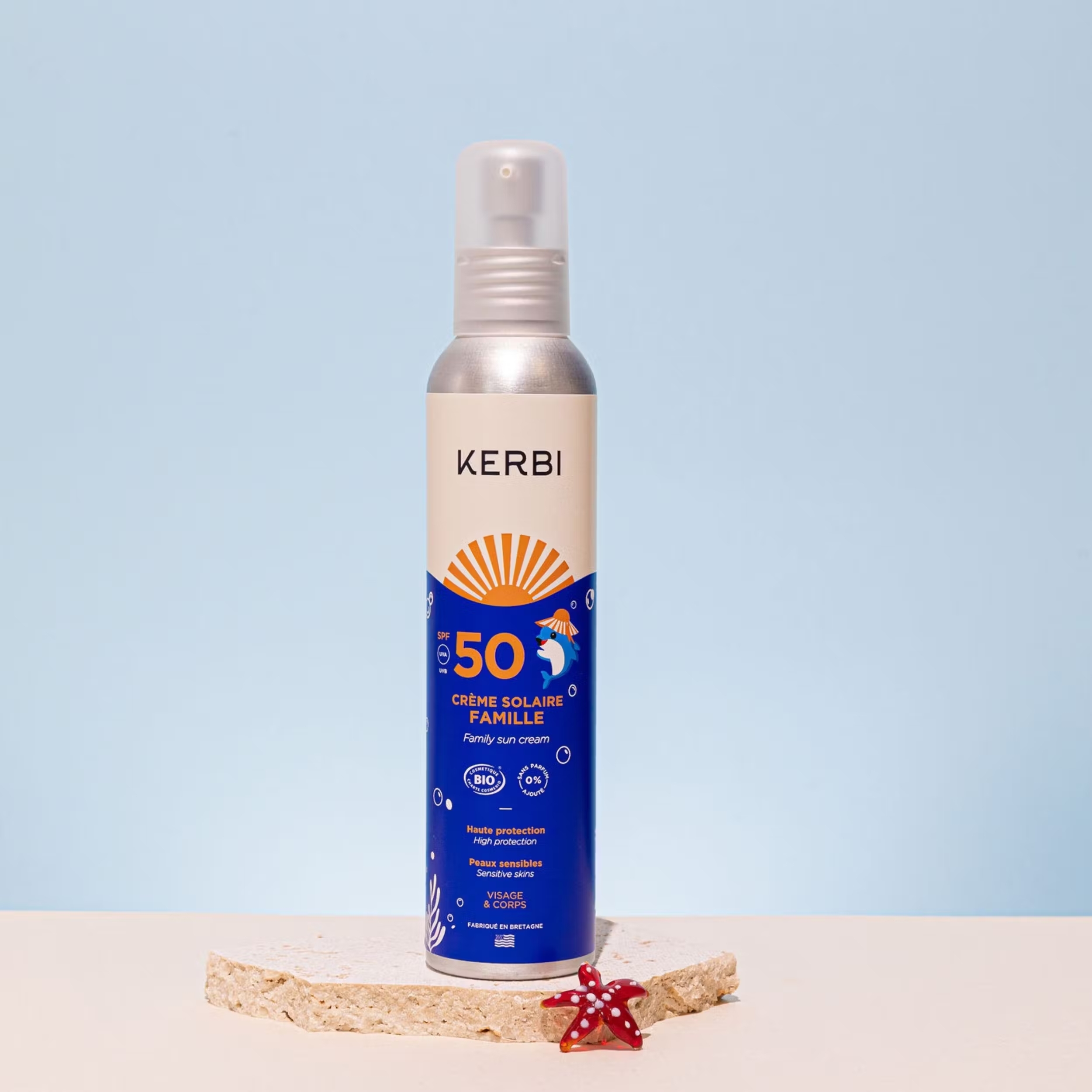 Crème solaire minérale dès 6 mois SPF50 - sans effet blanc