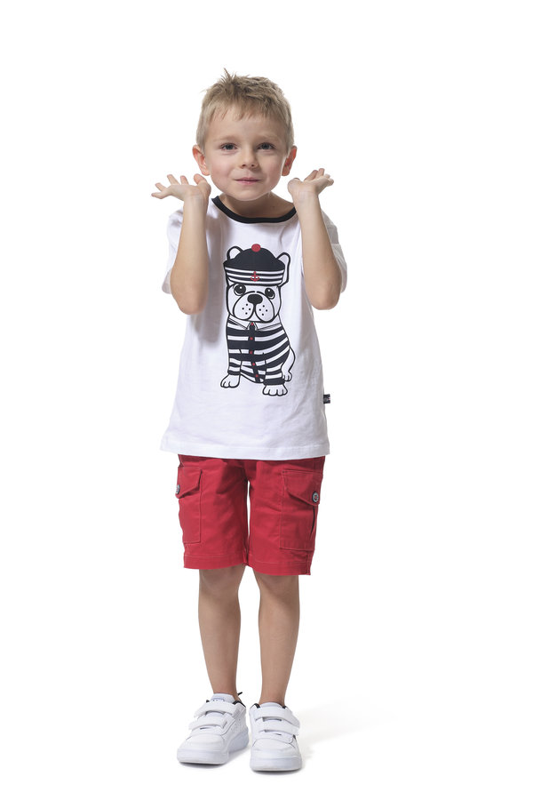 louis t shirt garçon blanc hublot mode marine
