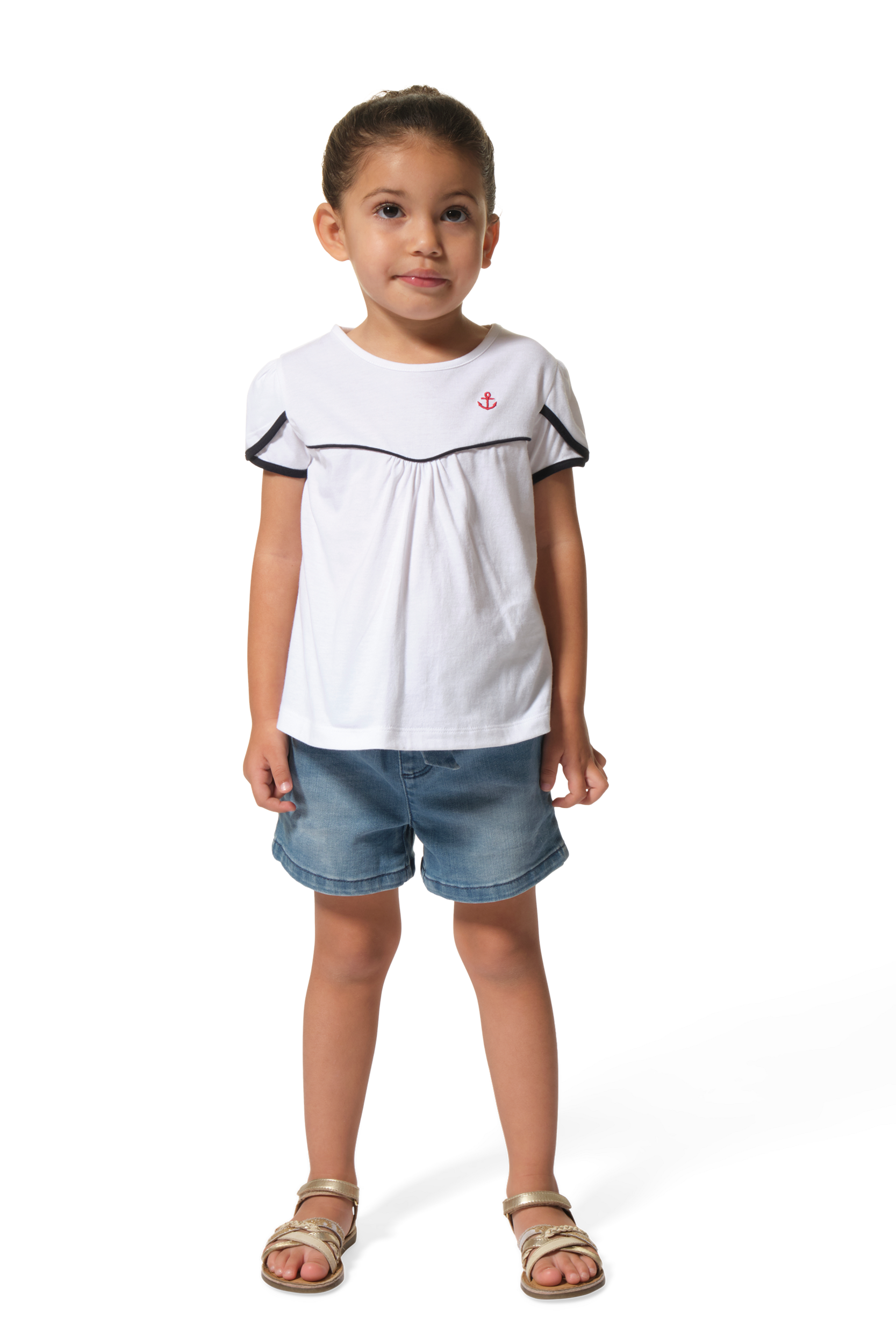 tee-shirt blanc fille