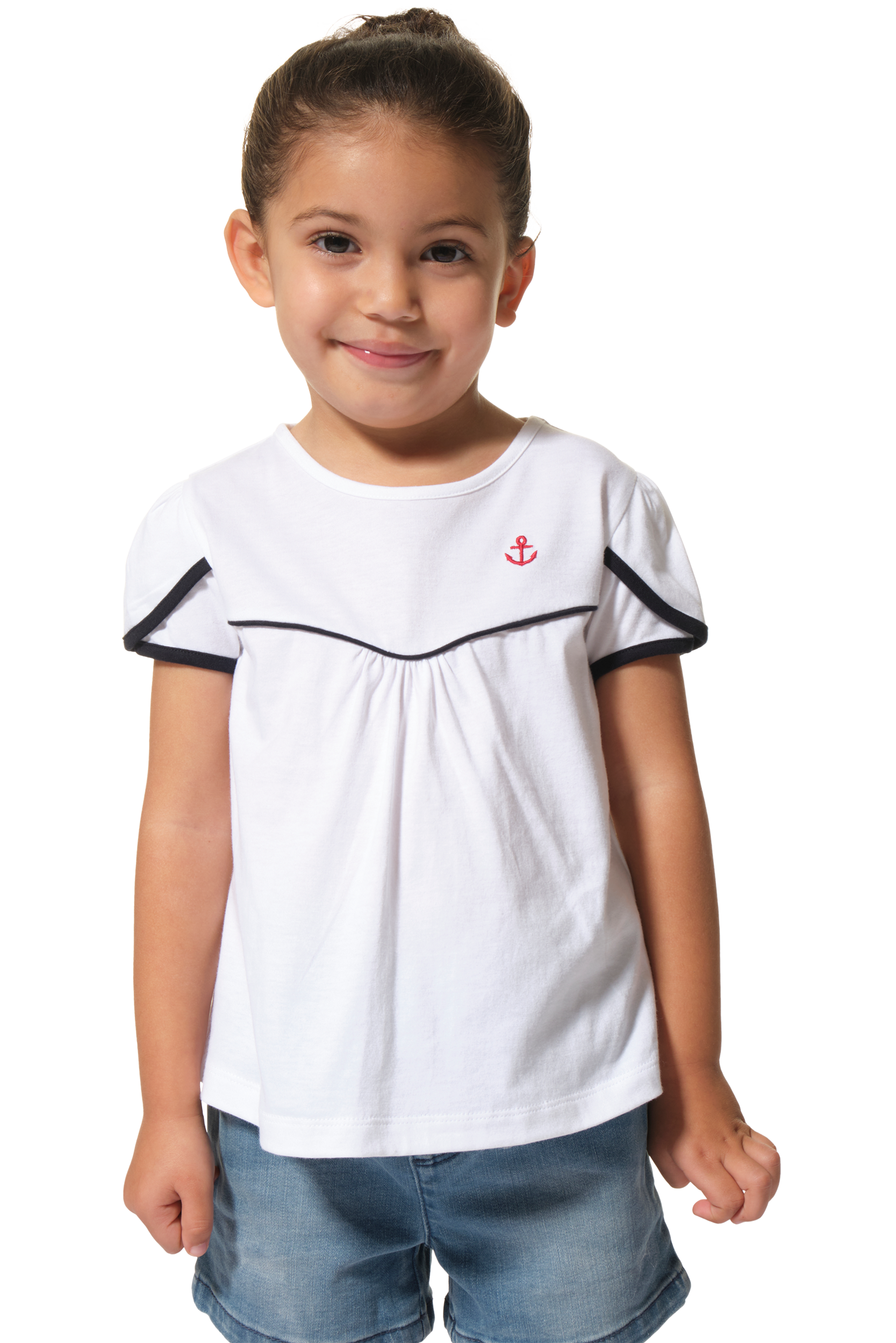 tee-shirt blanc fille
