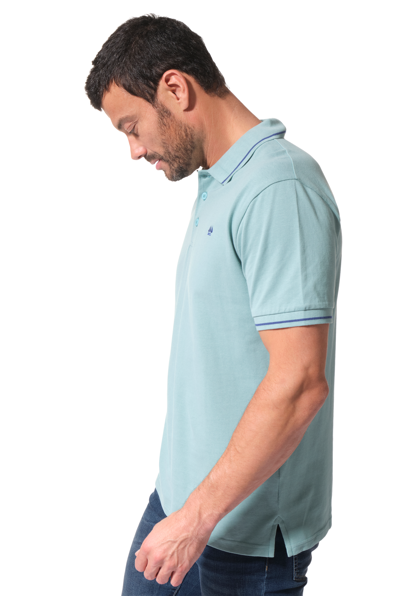 polo vert pour homme