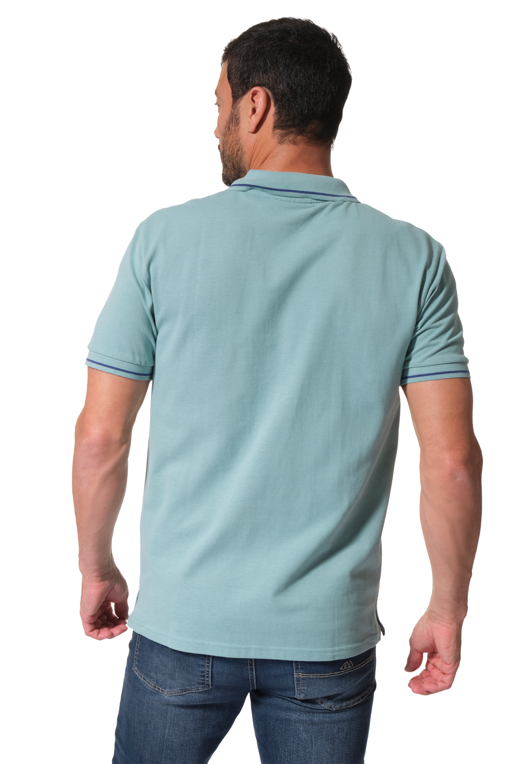 polo vert pour homme