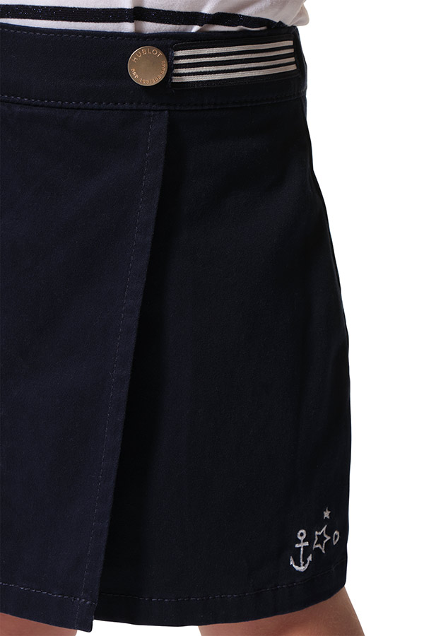 jupe short marine pour fille