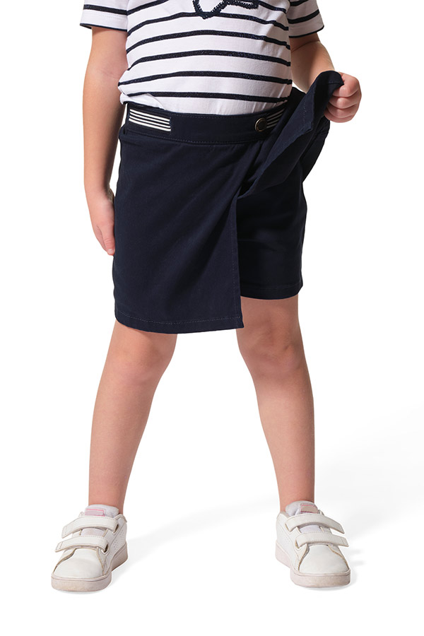 SHORT NEUF LILI gaufrette 6 ans marine avec les hirondelles or voir haut ** EUR 50,00 - FR