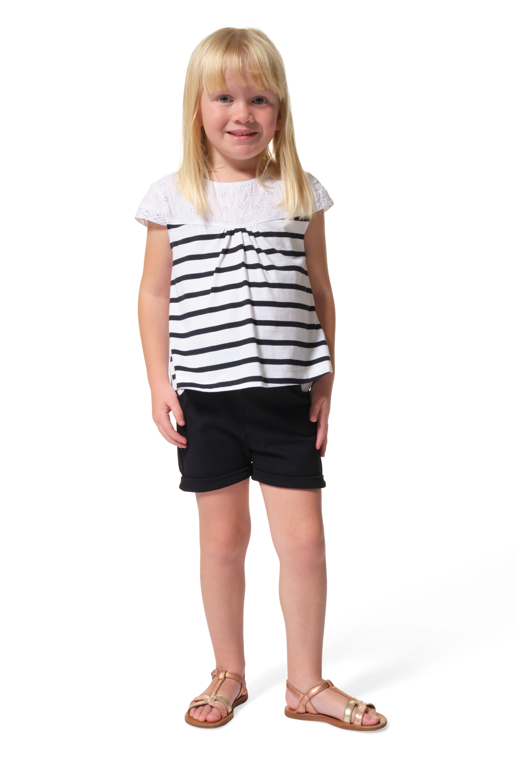 short marine pour fille