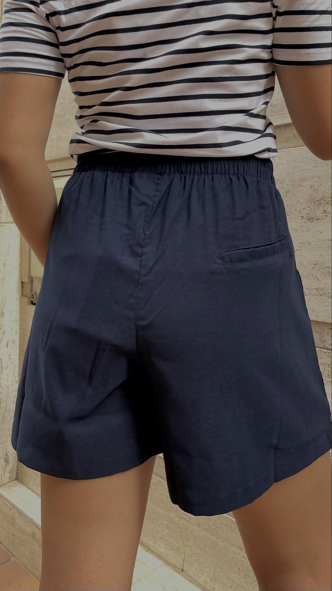 short marine pour femme