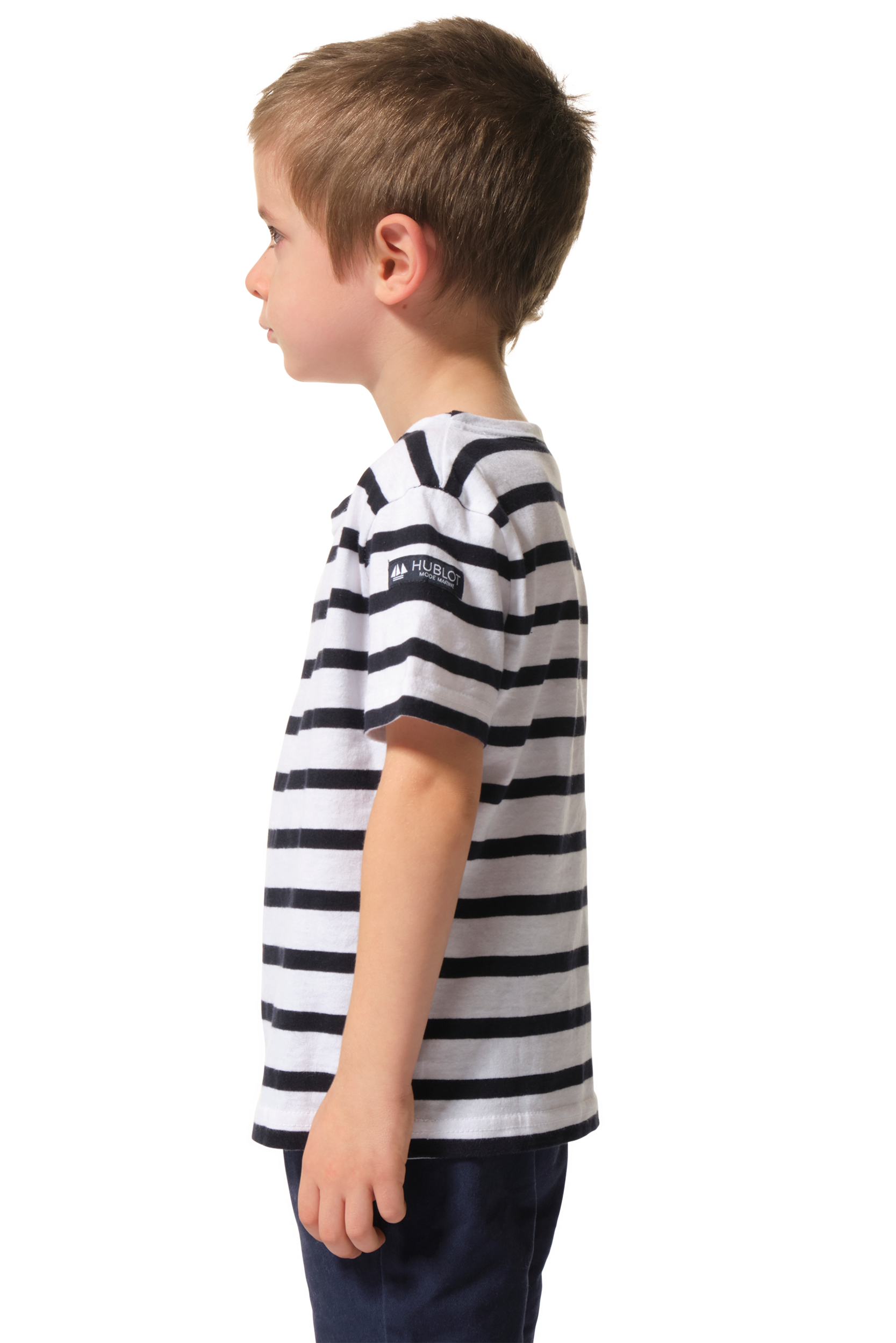 marinière blanc marine enfant