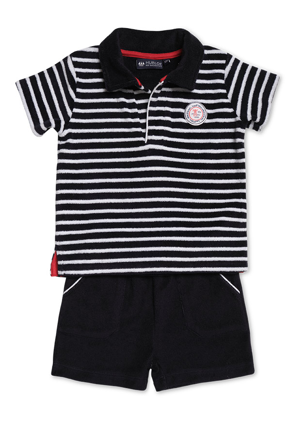 ensemble éponge marine blanc bébé garçon