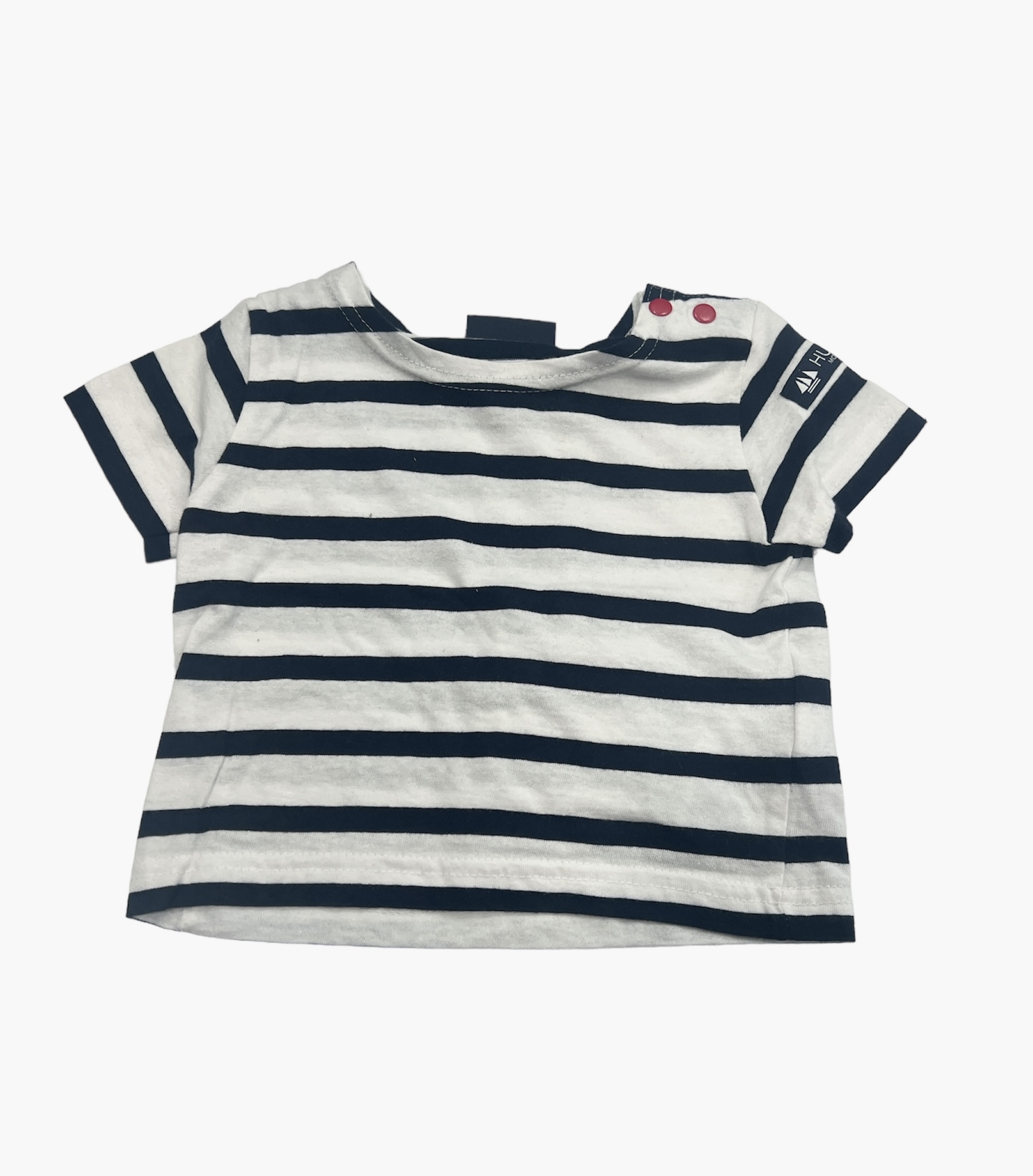 marinière blanc marine bébé