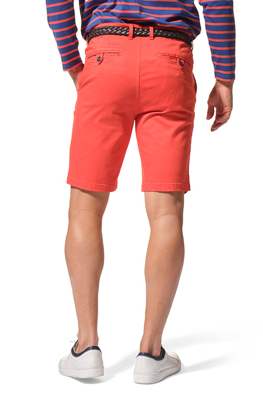 bermuda avec ceinture orange pour homme