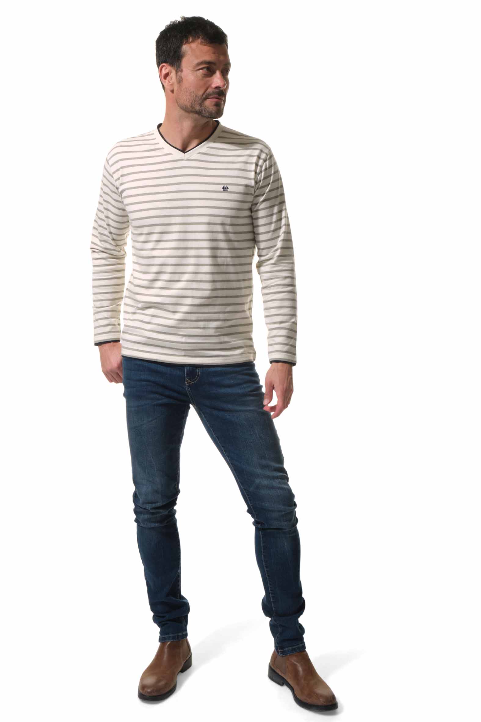 T-shirt manches longues blanc en élasthanne homme publicitaire personnalisé T-shirt manches longues blanc en élasthanne homme publicitaire personnalisé