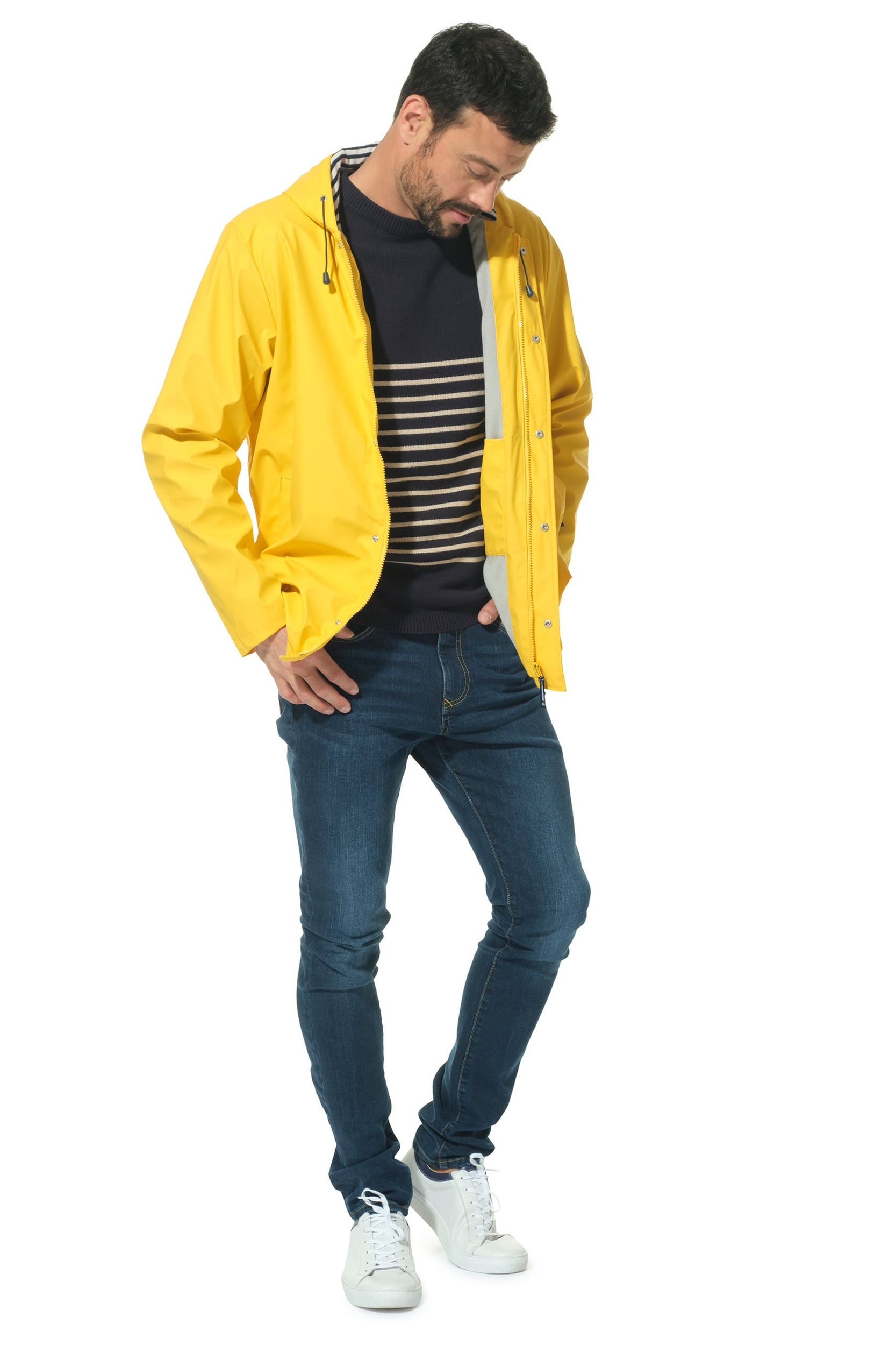 ciré jaune homme hublot