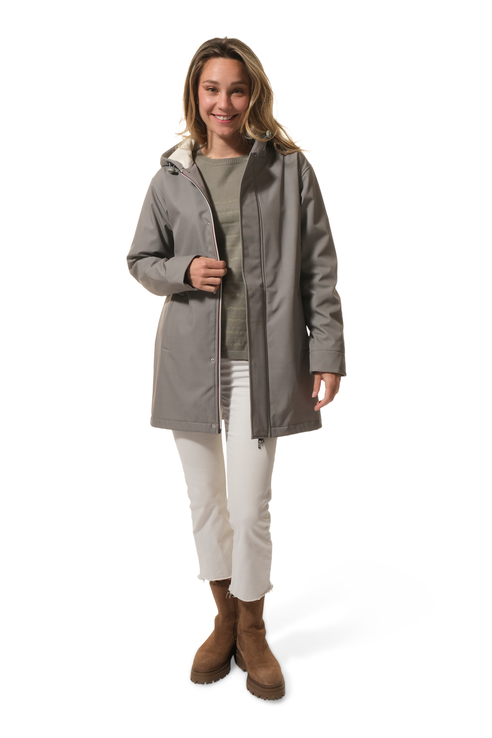 Veste Softshell Femme – Imprimé Léopard Floral – Coupe-vent, Léger – Col Montant, Fermeture éclair – Pour Printemps/hiver