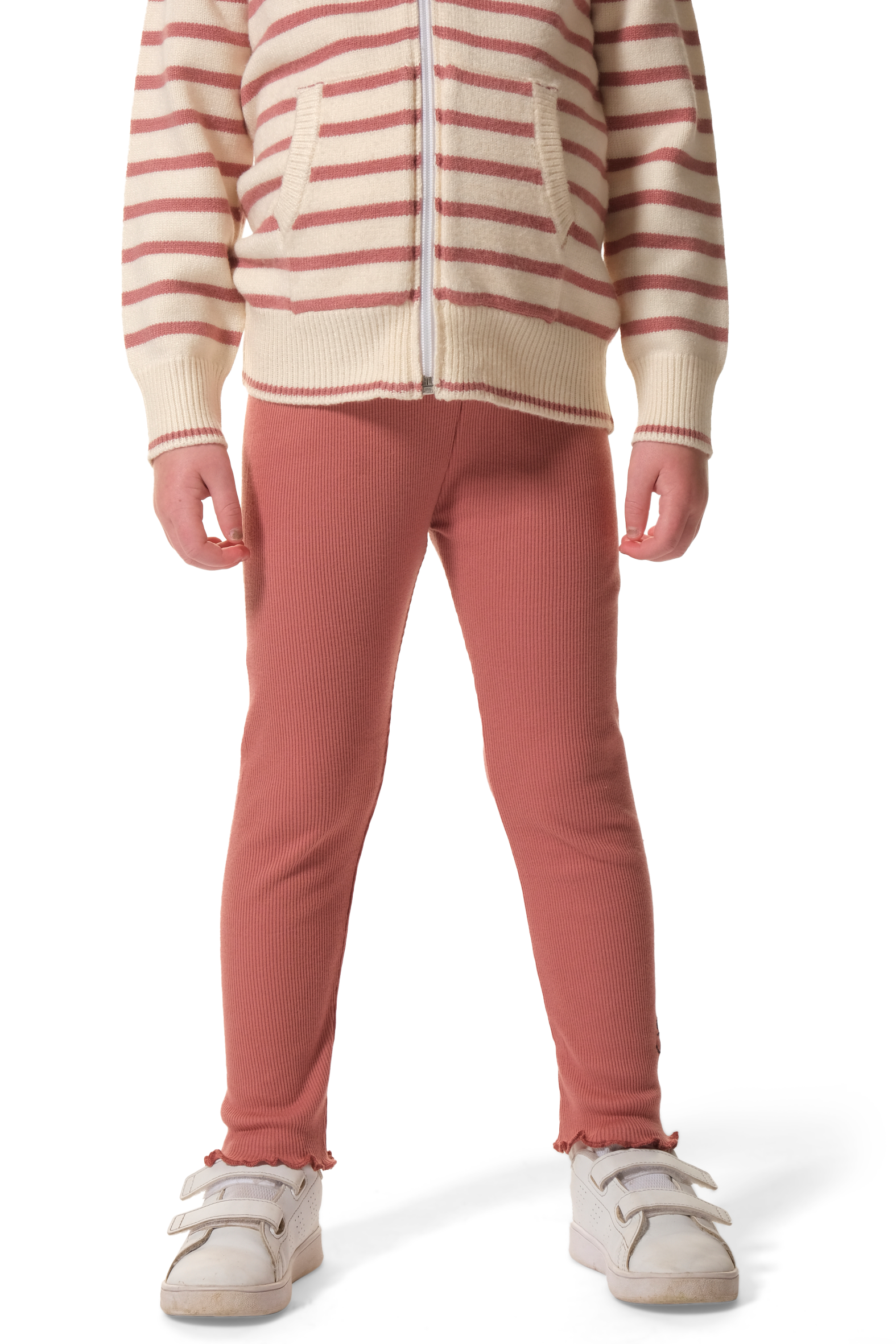 Legging enfant Rose hublot