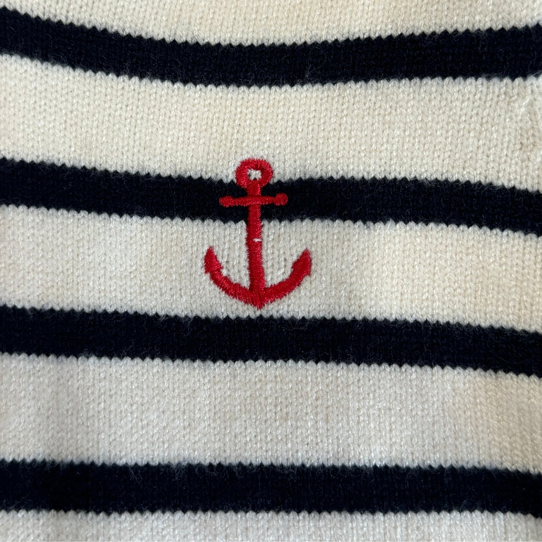bozzetto enf écru/marine