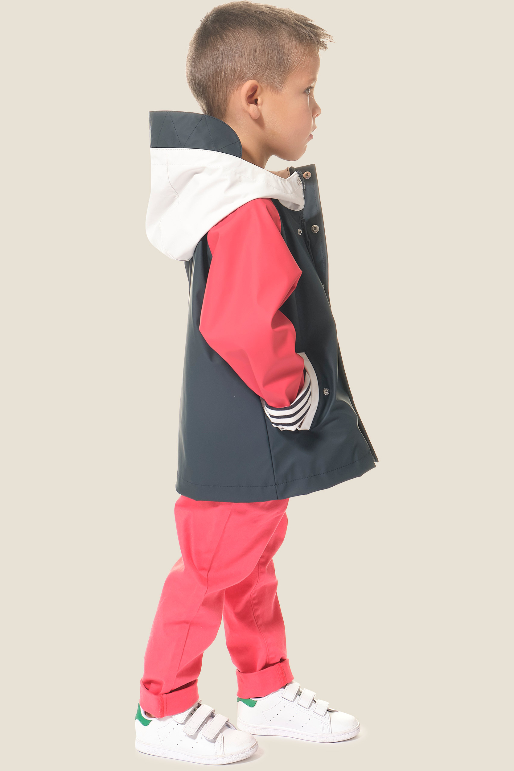 Ciré Marine-Rouge-Blanc Enfant hublot