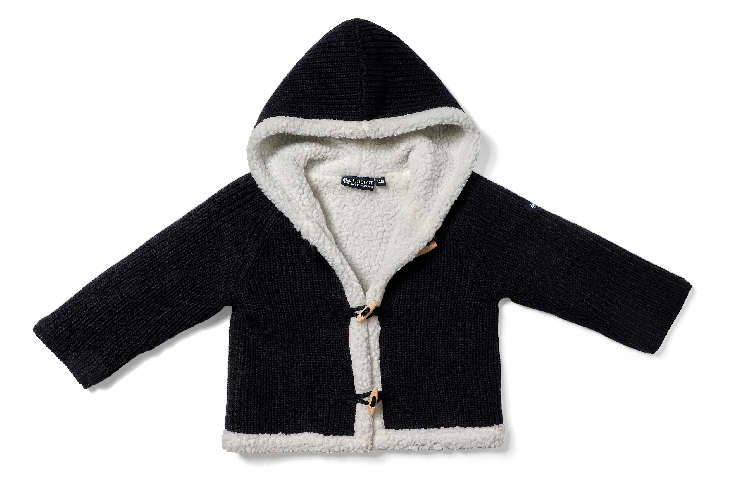 Veste polaire bébé Marine hublot