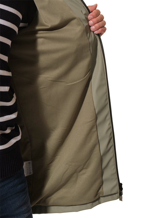 Ciré long Kaki pour homme hublot
