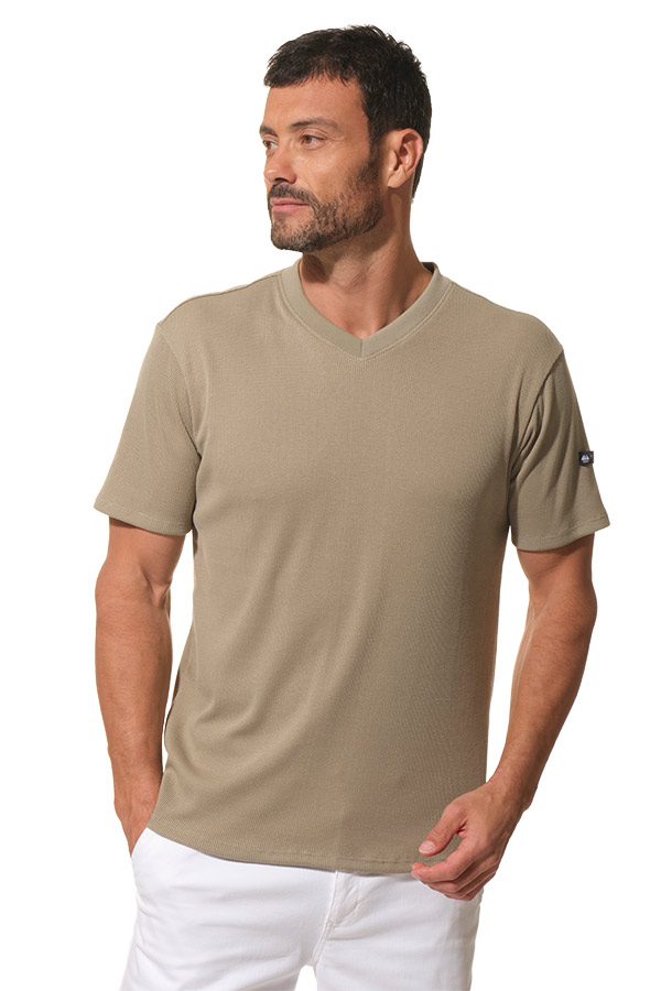 Tee-shirt Ecume pour homme col V hublot
