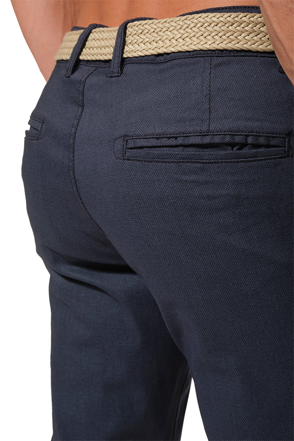 Pantalon marine pour homme hublot